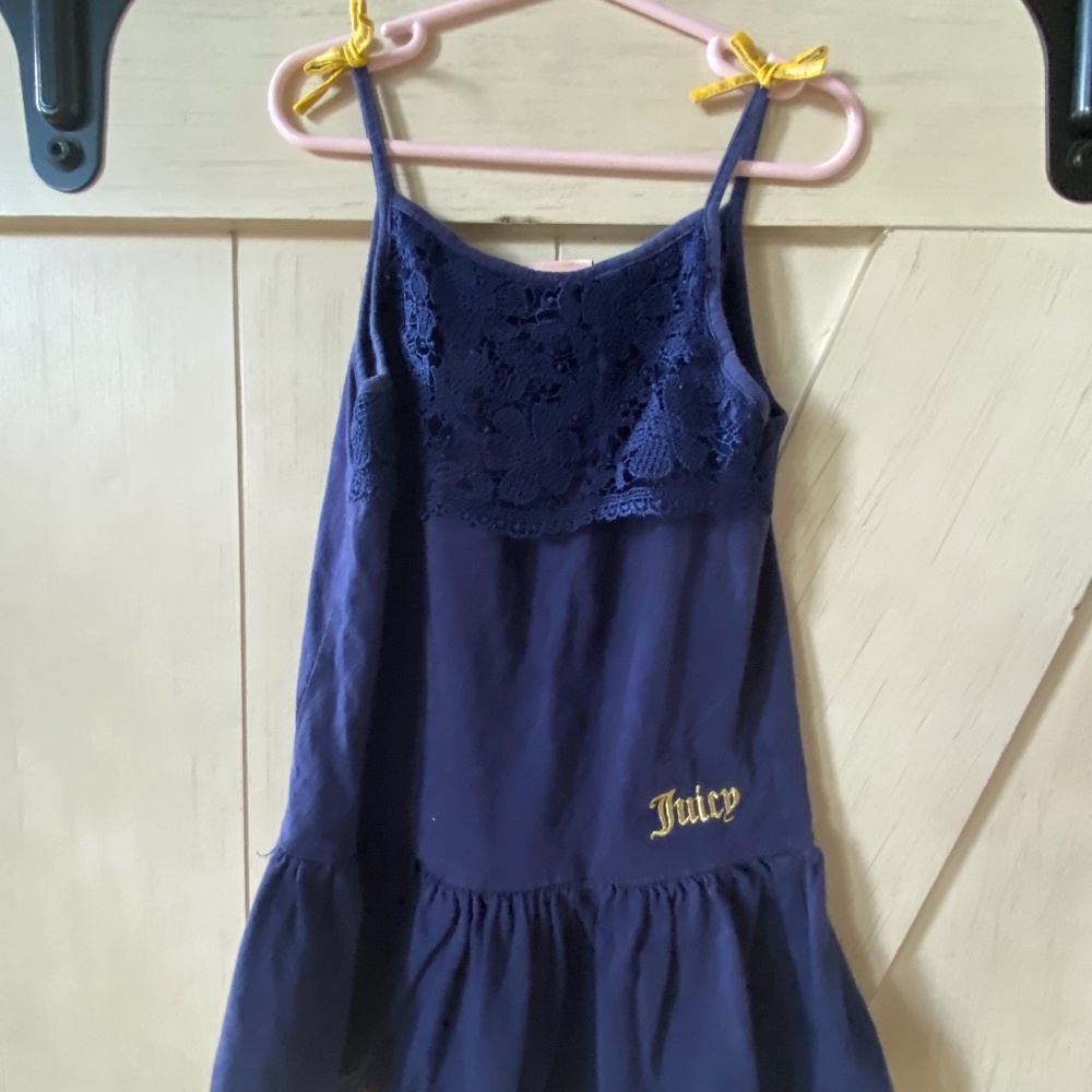 Juicy Couture size 6 (girls) Navy Blue dress